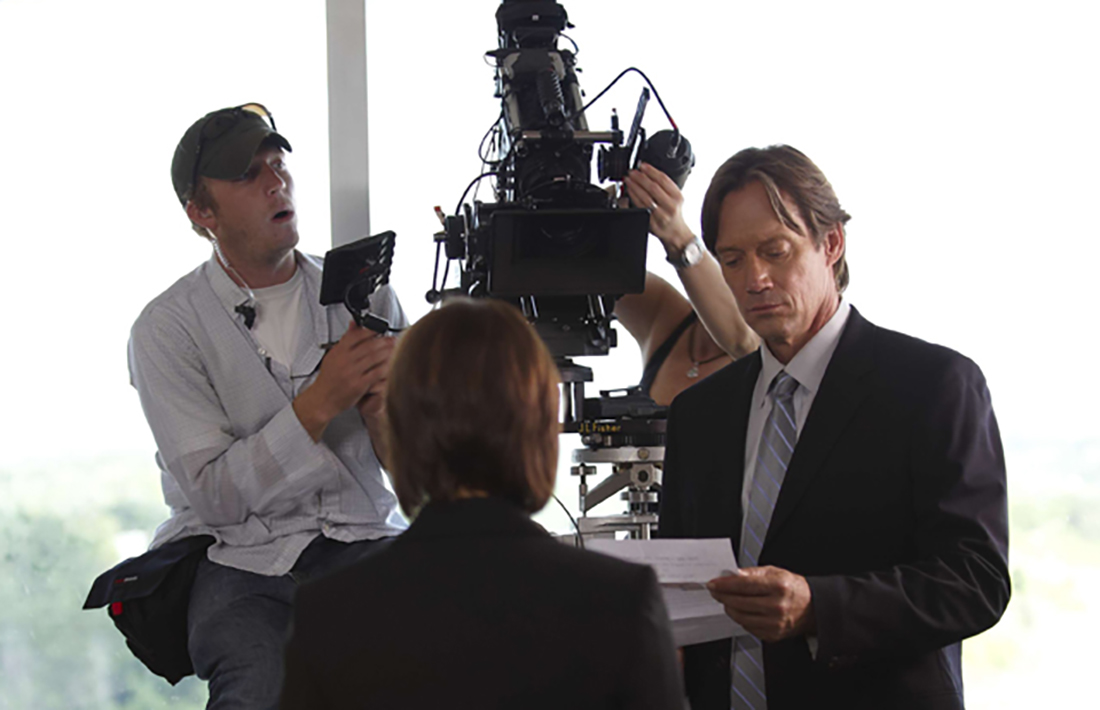 Kevin Sorbo (right) stars in the film "What If..." Photo courtesy of Director Dallas Jenkins.