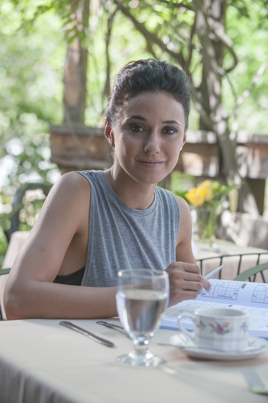 Actress Emmanuelle Chrique