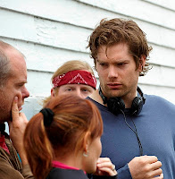 Dallas Jenkins on the set of What If