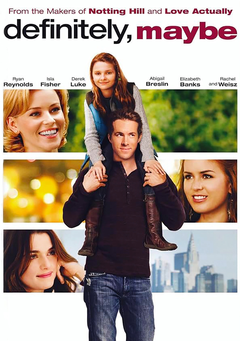 Definitely Maybe movie starring Ryan Reynolds and Abigail Breslin DVD cover