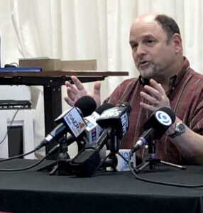 Jason Alexander Press Conference at Syracuse Stage. Photo by Michael Aaron Gallagher.