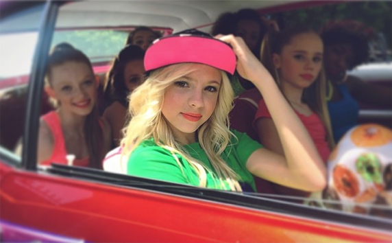 Jordyn Jones in her music video cover of "Banji" by Sharaya J.