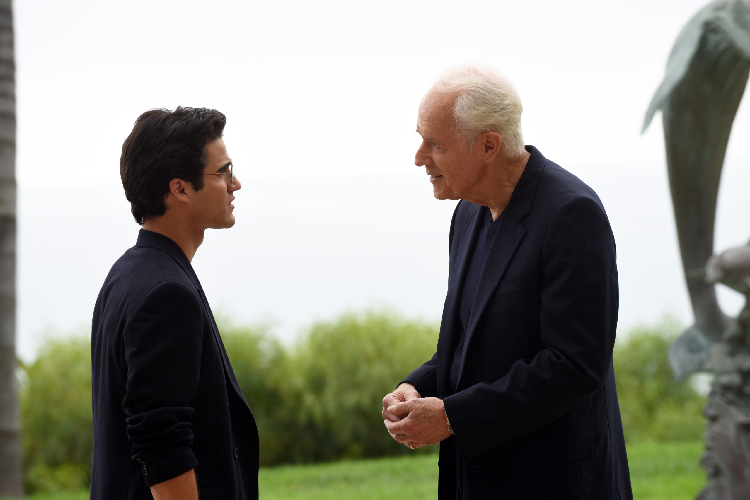 Mike Farrell and Darren Criss