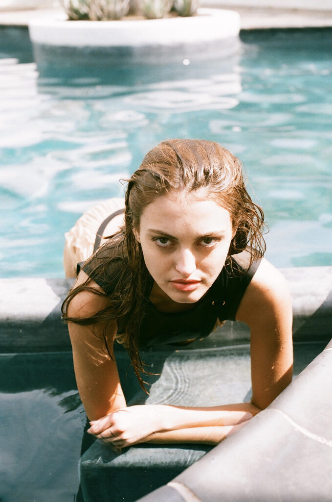 Trew Mullen poses for the 2015 Swimsuit Issue of Surfer Magazine.