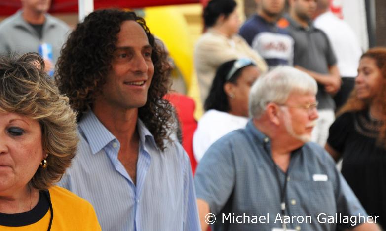 Kenny G Signs Autographs by Michael Aaron Gallagher