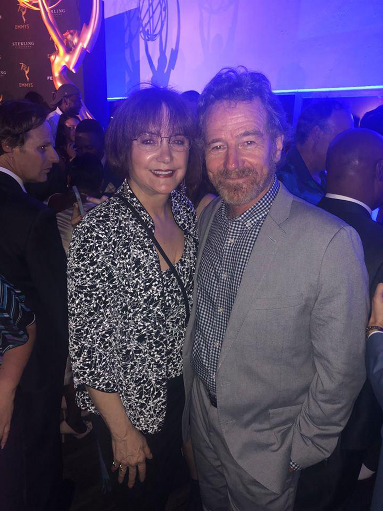 Lee Garlington and Bryan Cranston