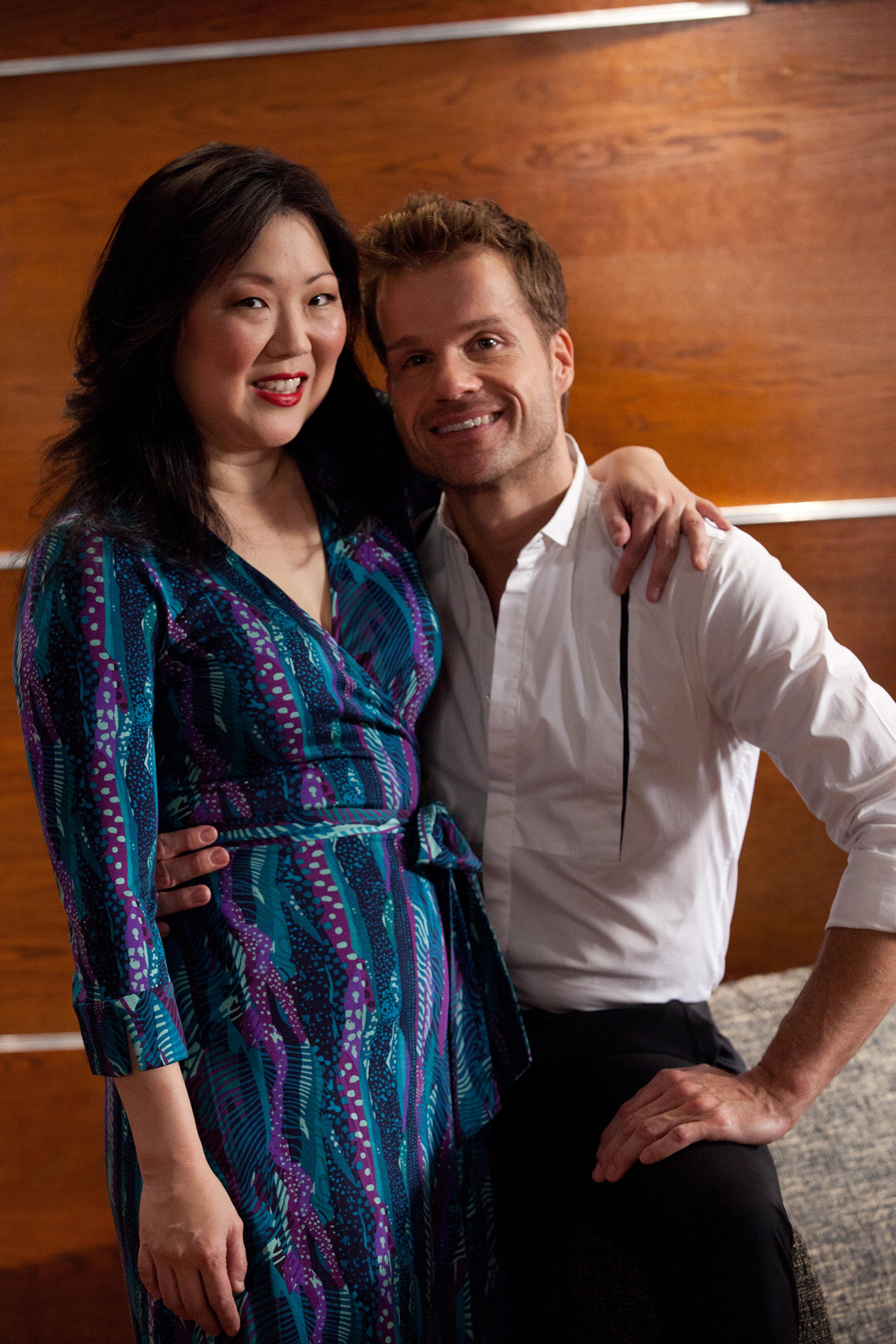 Margaret Cho and Louis Van Amstel