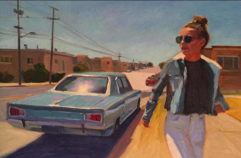 Michael Chamberlain Painting of Emma Chamberlain