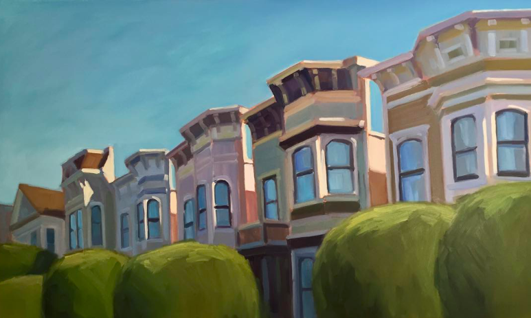 Michael Chamberlain Painting of San Francisco